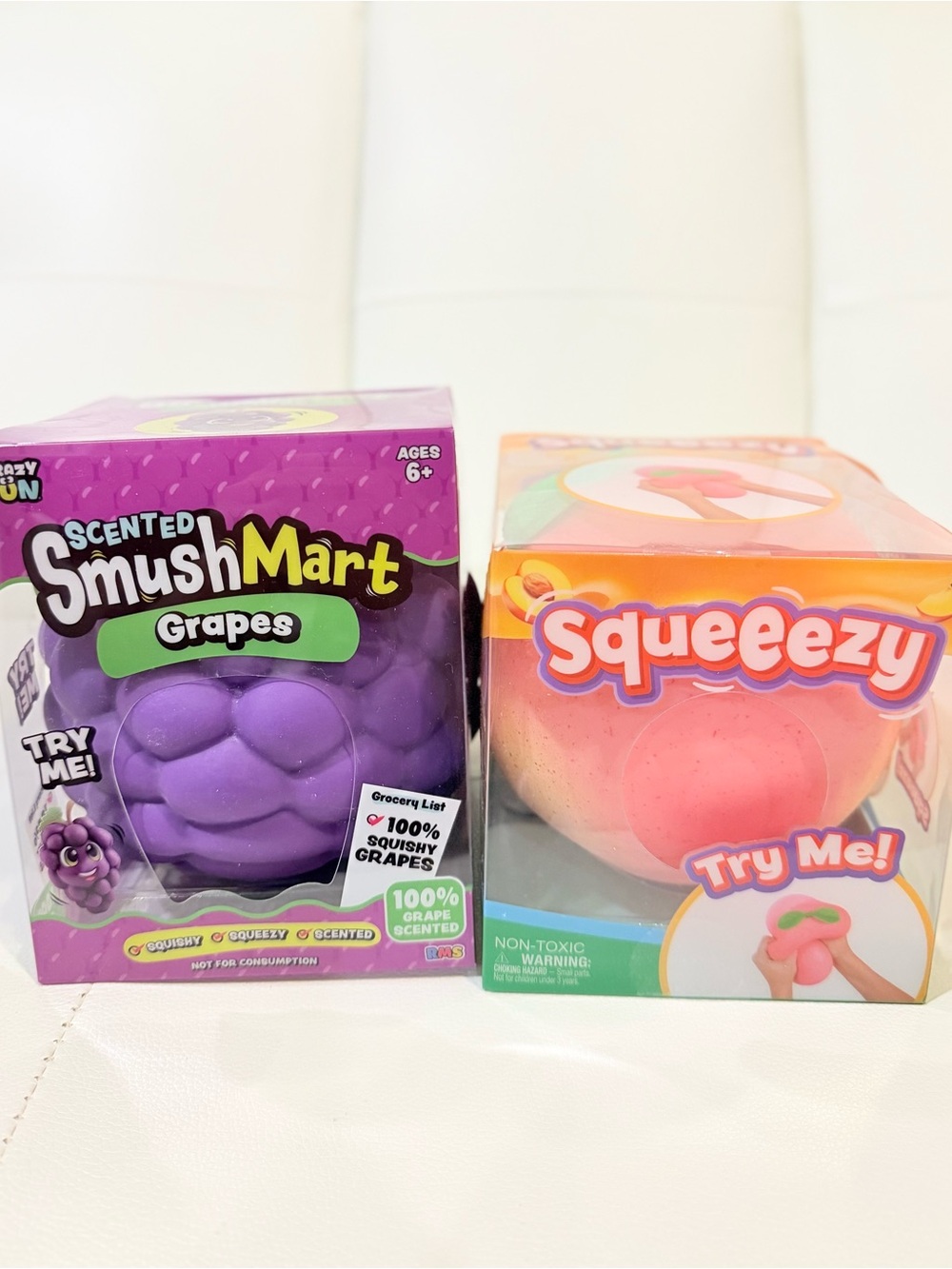 RMS Smushmart Grape and Sunny Days Squeeezy Peach